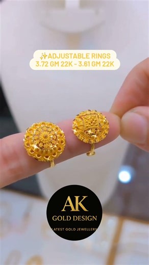 22-k Adjustable Ring #arabicgold #dubaijewelry #luxuryjewelry #jewellery #goldearrings #trending