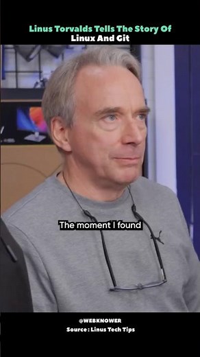 Linus Torvalds Explains Why Linux Needed Git #shorts #linux #git #programmer #knowledge