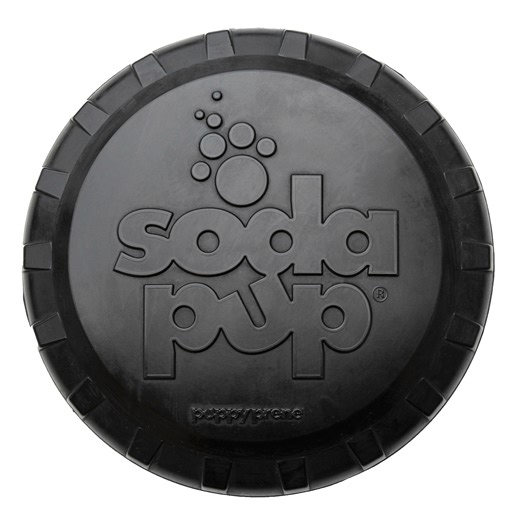 Magnum Bottle Top Flyer Rubber Frisbee for Heavy Chewers | Large | USA Made - K9 Outdoors