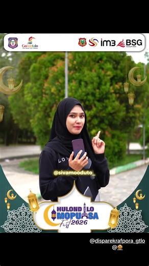 Ikut meramaikan Hulondalo Mopuasa Fest! Berburu takjil sekalian cuci mata, siapa tahu ketemu jodoh di sini. 😉 #hulondalomopuasafest2026 #gorontalo @disparekrafpora_gtlo @🍪