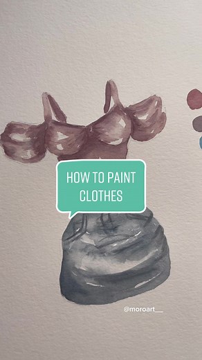 How to Paint Clothes with Watercolors: Step-by-Step Tutorial