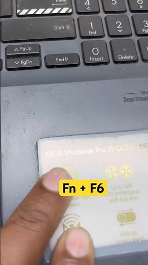 Asus Vivobook 15 Pro Series Laptop Touchpad Not Working Problem#macnitesh#keyboardtricks#2026short
