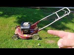 A Snapper push mower that is unique