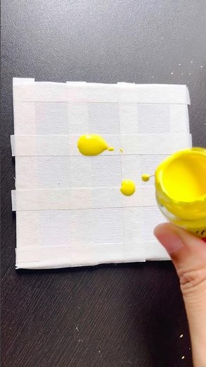Mini Canvas Acrylic Painting Tutorial Easy Heart Art for Beginners #Shorts #DIY #AestheticArt #viral