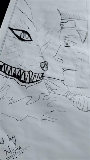 Animies Three characters drawing #trendingshorts #artsynisha #anime #likeandsubscribe #drawingshorts