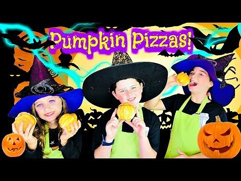 How to Make OOZING PUMPKIN PIZZAS! | Fun Kids PIZZA RECIPE
