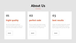 Perfect code using the latest techniques - Web Page Design by Nicepage