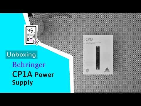 Unboxing: Behringer CP1A Power Supply