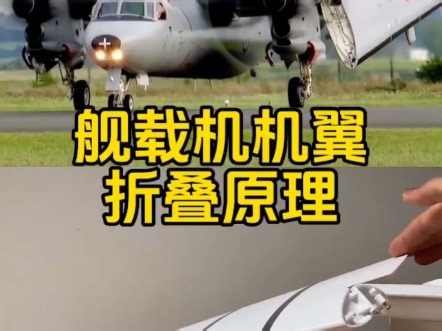 舰载机机翼折叠原理