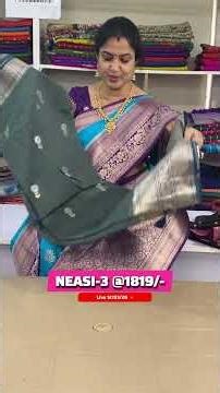 Fancy Green Mango Saree @1819/- Only | Free Shipping | Sree Nava Media