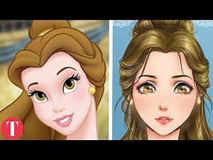 10 Disney Princesses Reimagined As ANIME Characters