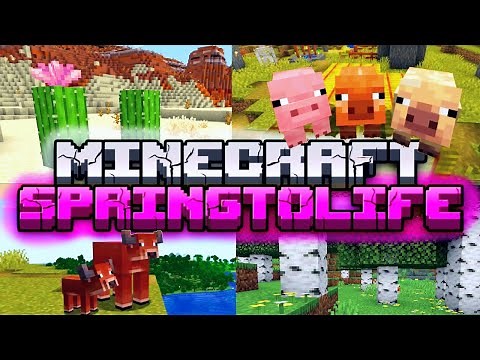 EVERYTHING New In Minecraft's SPRING TO LIFE Update