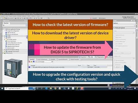 How to download the latest version of firmware and update it for Siemens SIPROTEC 5 IEDs from DIGSI5