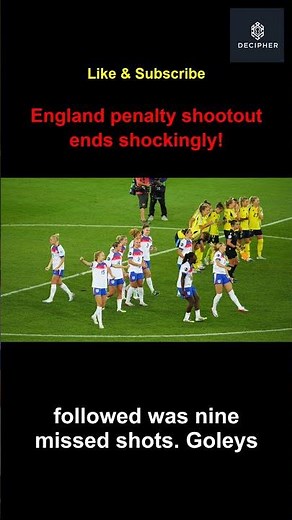 Epic Fail! England's WILDest Penalty Shootout EVER!