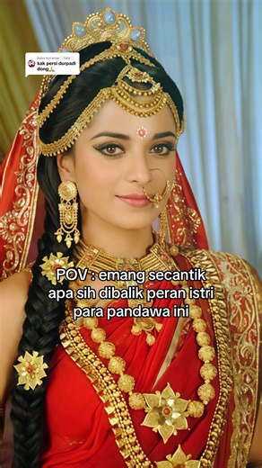 Membalas @♡YaYa♡ Pooja Bahanaji Sharma (lahir 12 Februari 1989) adalah aktris dan model asal India. Ia dikenal karena perannya sebagai Draupadi dalam serial televisi Mahabharata.😍#drupadi #poojasharma #india