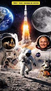 FIRST TIME HUMAN ON MOON | APOLLO 11 MOON LANDING 1969 | NEIL ARMSTRONG HISTORY