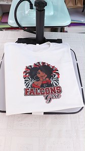 Steps: 1. Use printer, sublimation ink, and DTF film to print patterns 2. Apply the DTF powder and shake off the excess 3. Melt the powder with heat press(380F for 150s, don't press down) 4. Heat press (380F for 30s) and cool peel the PET film. 👉https://bit.ly/4ehell6 #htvront #dtf #dtfprinting #sublimation #customtshirt #heatpress #dtftransfers #dtfprint #handmade #craftideas | HTVRONT