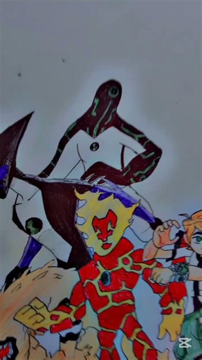 Day 8 of drawing Ben 10 aliens upgrade / #upgrade #ben10