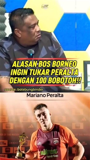 Alasan bos Borneo peralta tukar 100 Bobotoh #viral #persib #vikings #bobotoh #jawabarat #football