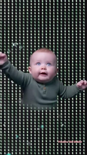 Baby Tries Lemon and Enters the Matrix! 🍋🕶️