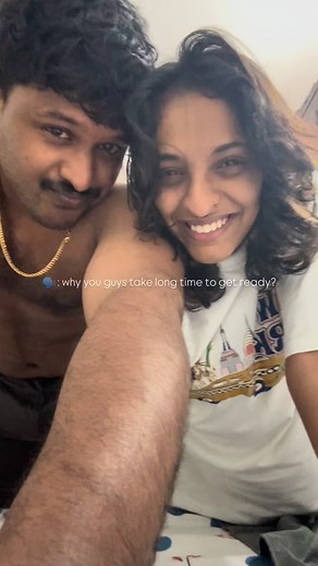 we are too busy getting ready! #fyp #explore #couples | Anna Binu