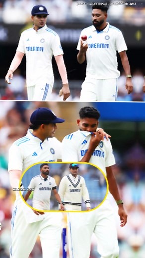 1.5M views · 97K reactions | "Shubman Gill  ने Siraj को कहा Miyan Bhai  Bismillah बोलो... अगली Ball पर मिला Wicket ✨" #ShubmanGill #mohammadsiraj #FunnyCricket | Md Asrar Alam | Facebook