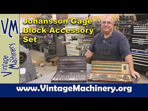C. E. Johansson Gage Block Accessory Set