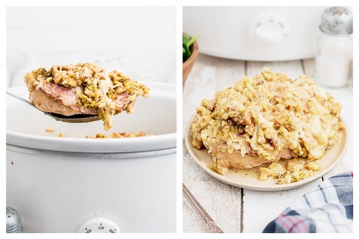 Slow Cooker Chicken Cordon Bleu Casserole