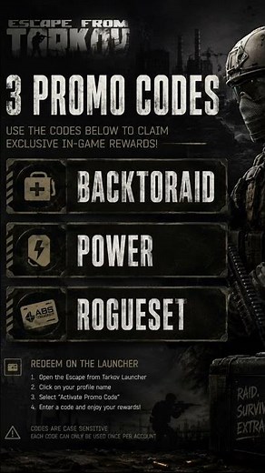 New tarkov promo codes may 25, 2026