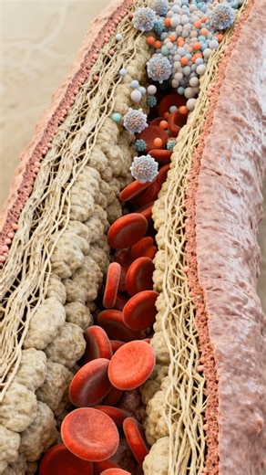 When blood glucose remains persistently high, it begins interacting with proteins in blood vessel walls. These interactions alter vessel structure, making them thicker and less elastic over time. Reduced flexibility limits the ability of vessels to handle pressure changes smoothly. As vessel stiffness increases, the heart must work harder to move blood through the circulation. Excess glucose also enters cells that do not tightly regulate sugar uptake, including nerve, kidney, and eye cells. Insi