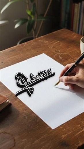 Pradeepthi Name Signature | Elegant Handwritten Signature Design