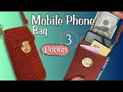 Make Your Own Crochet Phone Bag (EASY TUTORIAL)