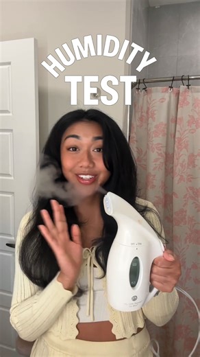 😳Humidity test with Steamer?! Will Mega Freeze hairspray pass the frizz challenge?! Emily shows us how important humidity protection can be for your hair. The best in humidity protection for your hairstyle, available at @walmart #ad #walmart #walmartfinds #walmartstyle #freezeit #hairspray #humidity #hairstyle #longhair | It Brands