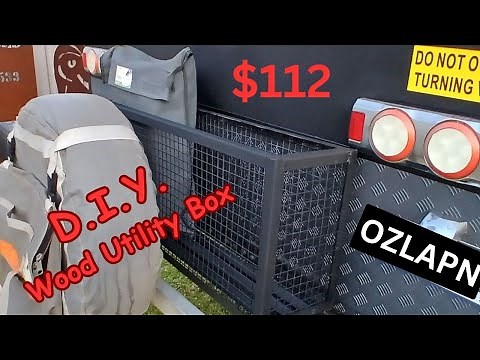 DIY Caravan Wood Utility Box | Step-by-Step Build and Materials Guide