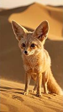 How a Tiny Fennec Fox Survives 100°F Heat in the Sahara Desert - Moments of Nature