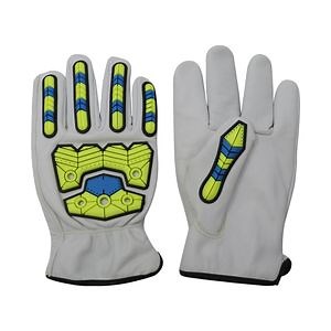 [Hot Item] Leather Material Impact Resistant Gloves