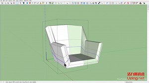 SketchUp 俱乐部椅模型创建教程