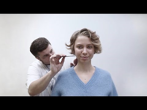 How to cut Curly Bob Haircut