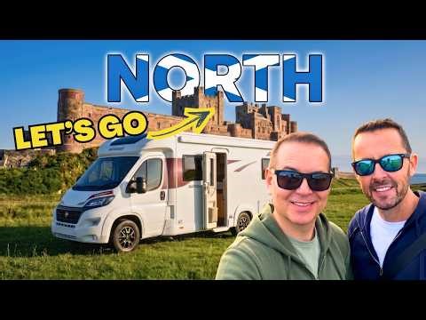 VAN LIFE UK Travel Day | We are Heading North | Bamburgh castle