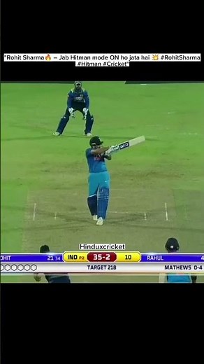 "Rohit Sharma🔥 – Jab Hitman mode ON ho jata hai 💥 #RohitSharma #Hitman #Cricket"