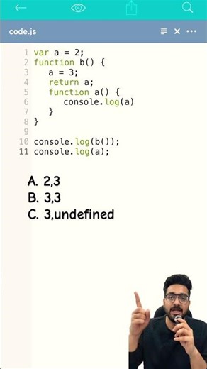 Tricky javascript interview question😲 | Javascript important question #shorts