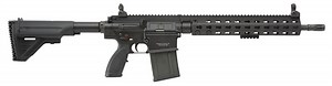 Heckler & Koch MR762A1 Semi-Auto 308 Win. 7.62 NATO Rifle 20 1 Black Adjustable Stock 16.5in Barrel