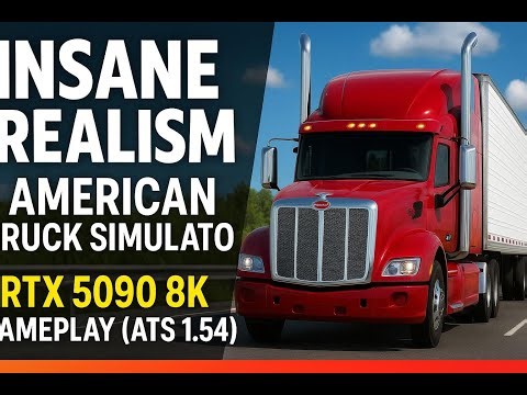 INSANE REALISM in American Truck Simulator | RTX 5090 8K Gameplay (ATS 1.54)
