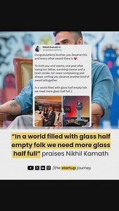 Nikhil Kamath took to X to celebrate his brother’s 'Entrepreneur of the Year' win! 🏆 . . . . #nikhilkamath #nithinkamath [The Startup Journey, Zerodha, Nikhil Kamath, Nithin Kamath, Entrepreneur, Success, Win, Award, EY] | The Startup Journey