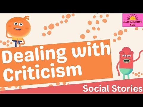 Dealing with Criticism - Social Story
