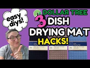 You'll Never Believe These 3 Dollar Tree Drying Mat Hacks!