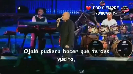 451K views · 25K reactions | EN POR SIEMPRE 70'80'90' Y+ SOMOS ÚNICOS. "LETRAS DE BELLAS CANCIONES QUE CALAN HONDO EN TU CORAZÓN QUÉ LATE MUCHO MÁS SIN DUDA..... ☆PHIL COLLINS☆ AGAINST ALL ODDS (1984) (Take a Look At Me Now) En Concierto.... Subtitulado en Español | Por Siempre 70'80'90' Y+ | Facebook