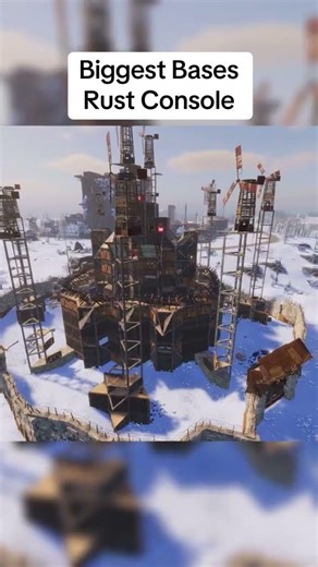 Biggest base ive ever seen... What are your thoughts on this?#rust #rustgame #fyp #rustbase