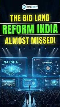 Digital Land Reforms 2.0 — India’s Silent Tech Revolution! ⚡🌍