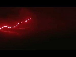 Red lightning background